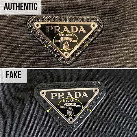 how you could tell fake prada from real one purse|authentic prada purse.